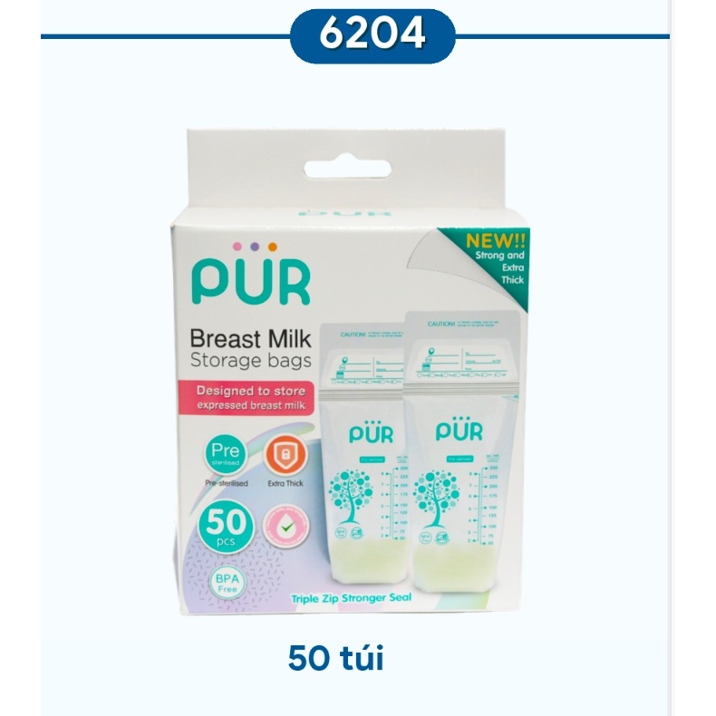 Combo 50 Hộp Túi Trữ Sữa